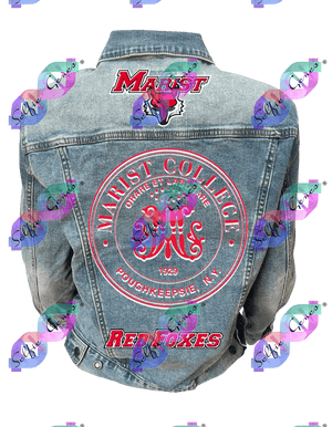 Marist College Seal Denim Jacket