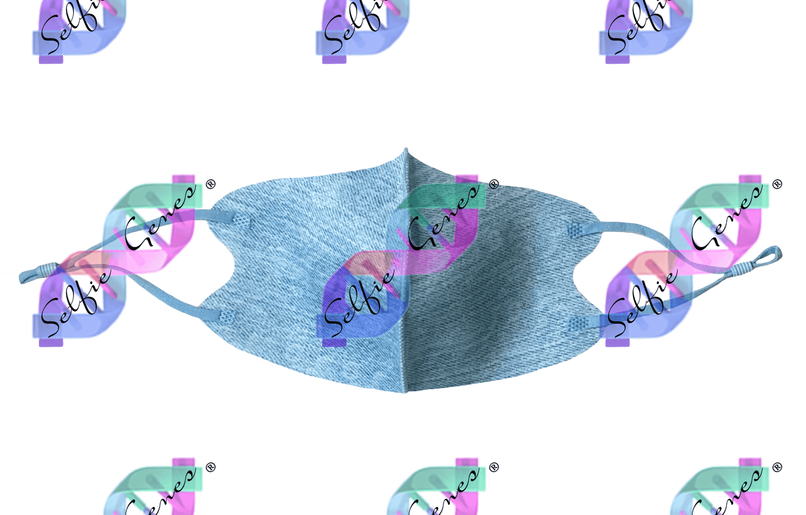 Kids Denim Face Mask