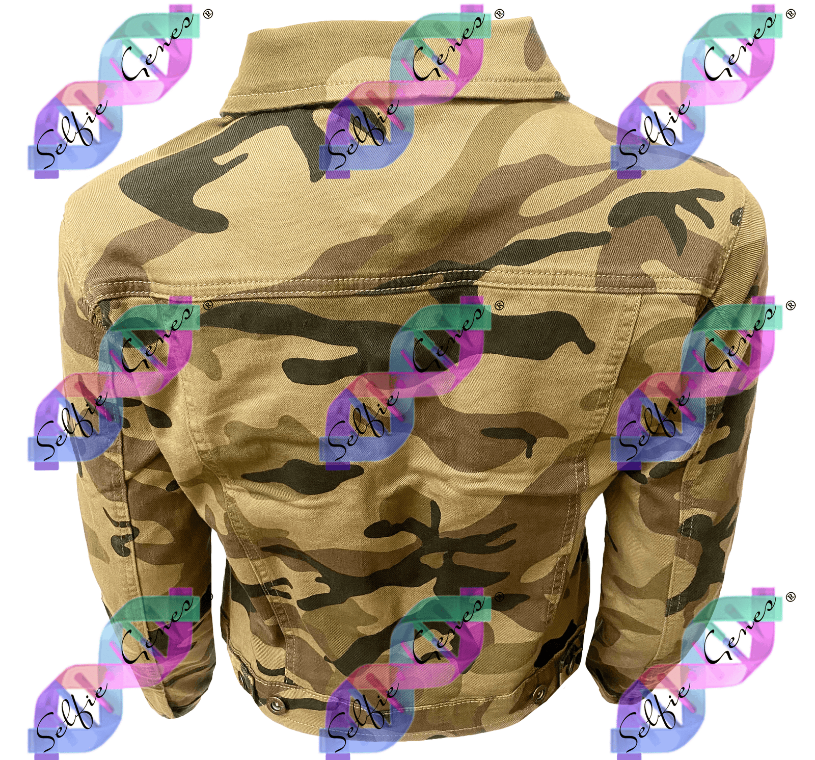 Women's Camo Denim Jacket