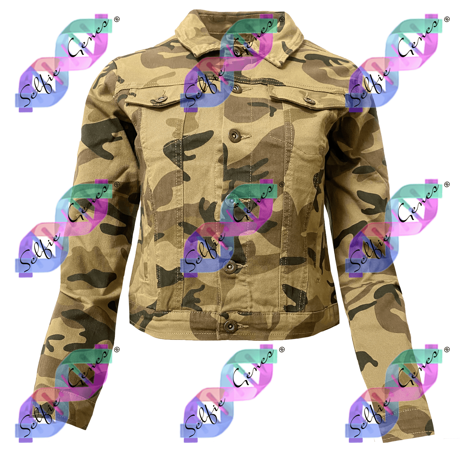 Women's Camo Denim Jacket